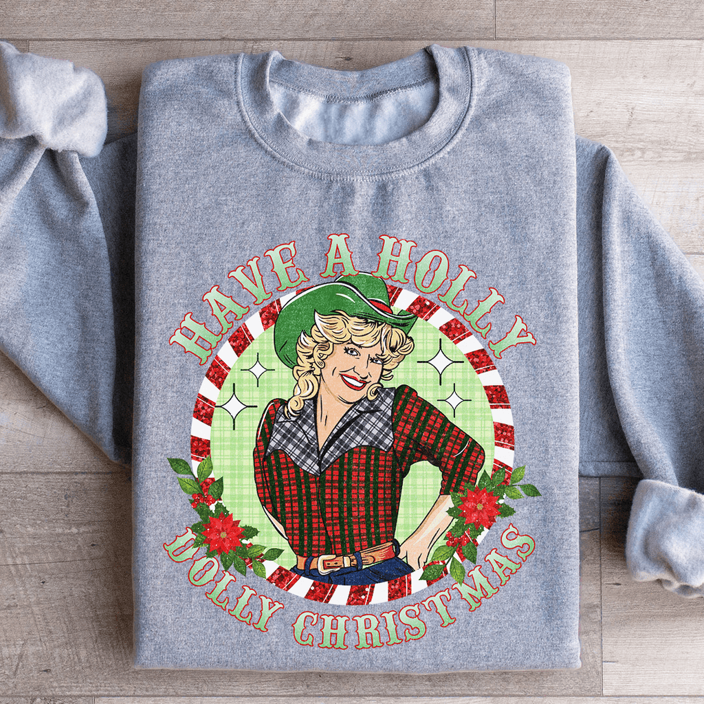 Have A Holly Christmas - Sweat Shirt at Dealshubindia