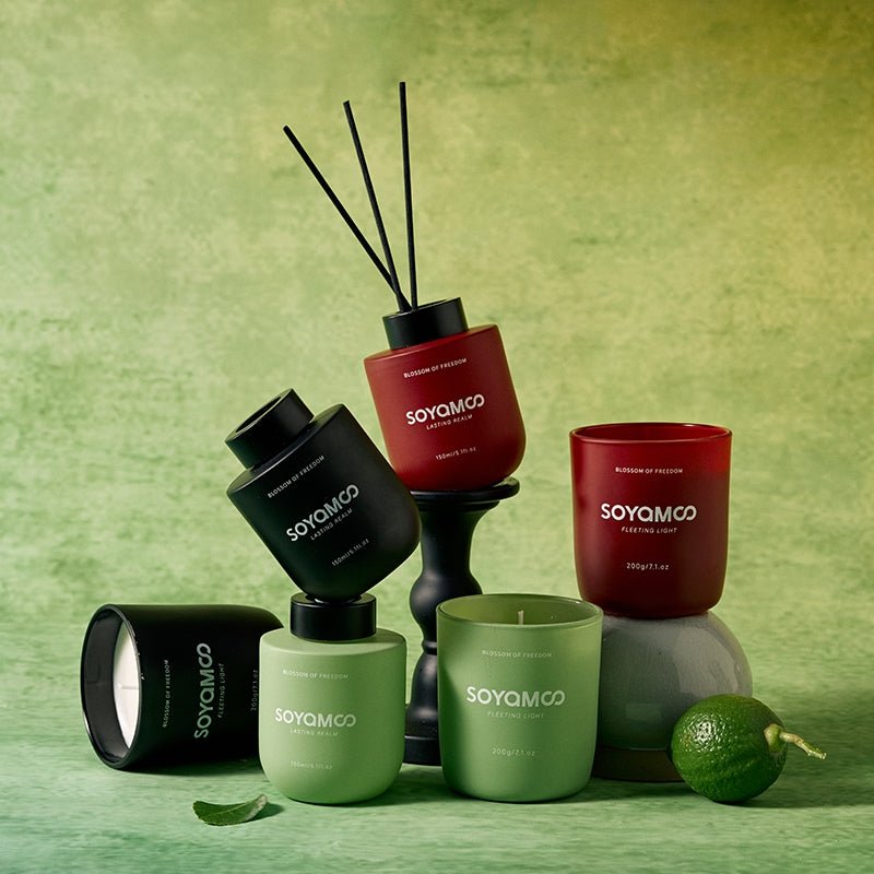 Healing Wood Longjing Candle & Diffuser Gift Set