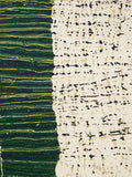 Forest Green, Ivory & Navy Hand Tufted Rug | Heptis by Rugfine