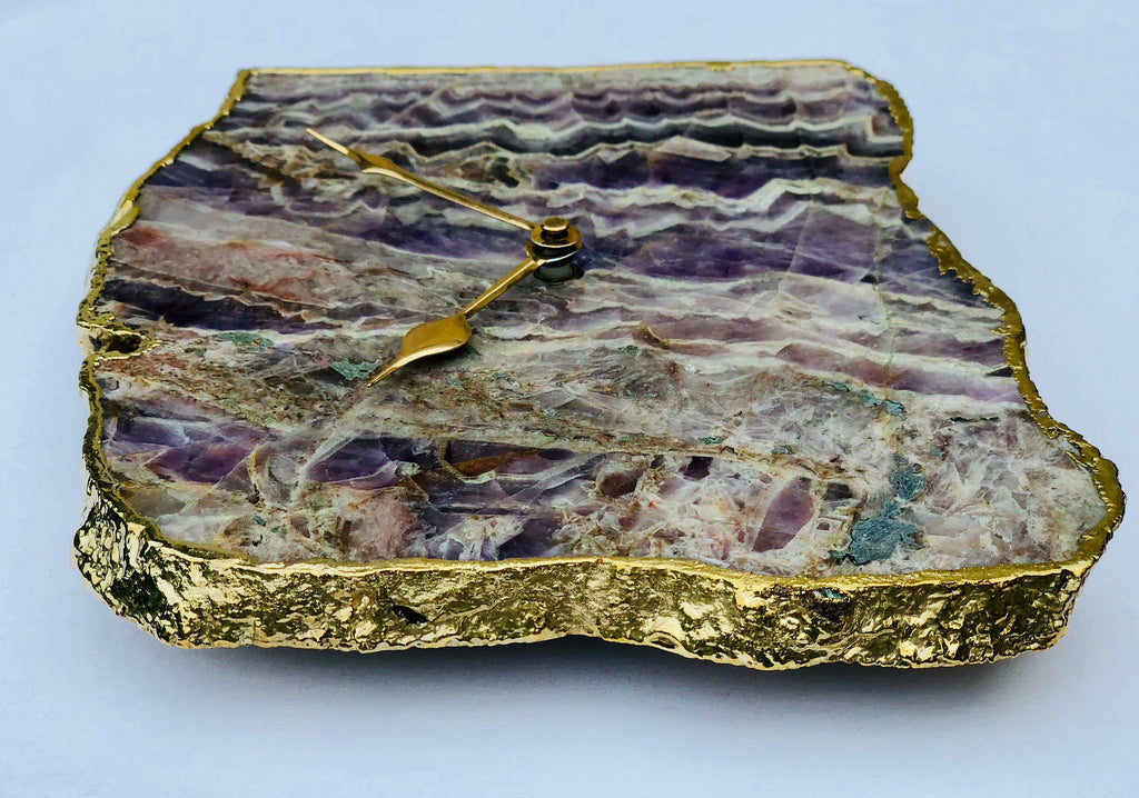 Amethyst Large Wall/Desk Clock