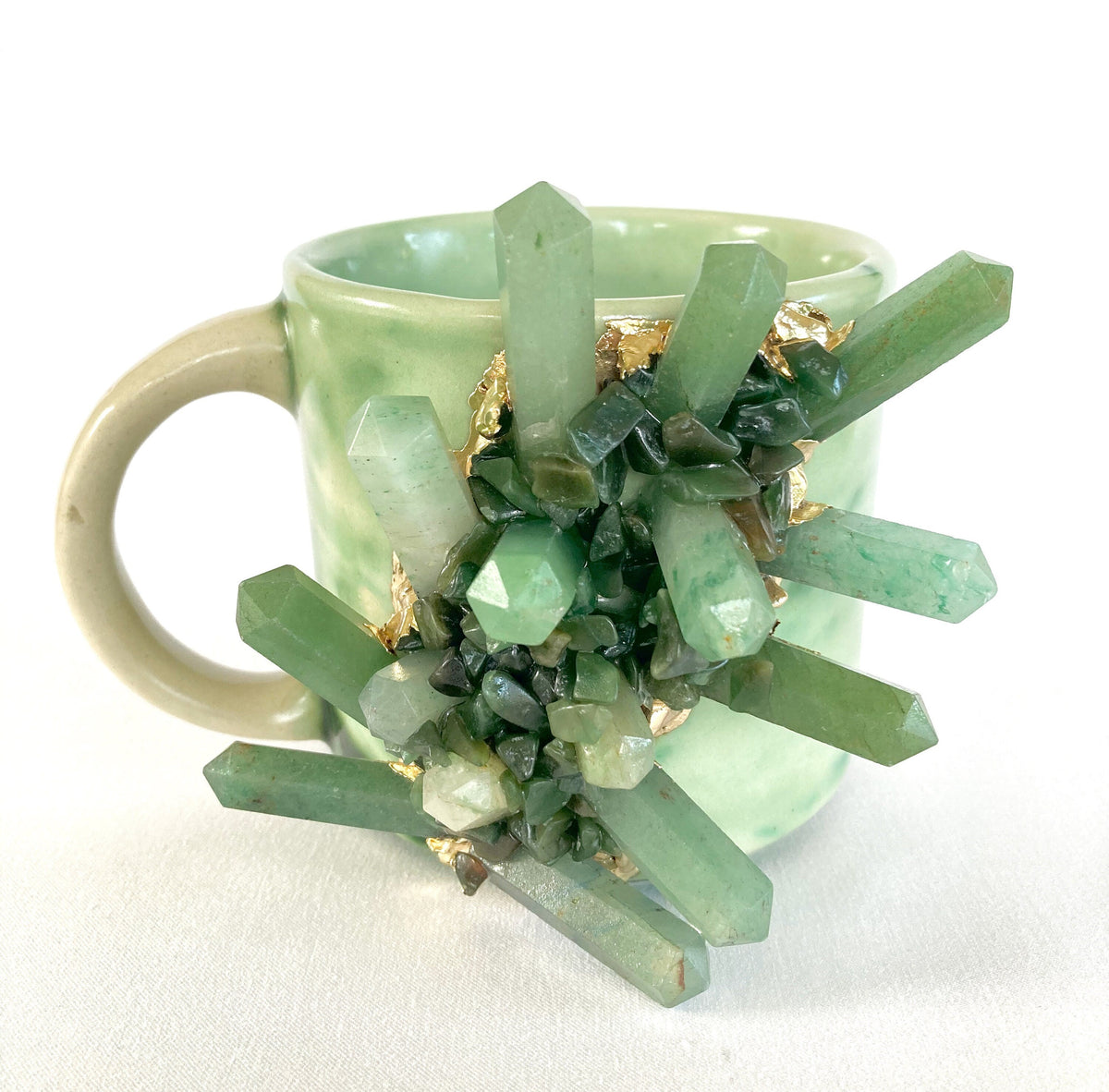 Marble Effect - Set of 2 Ceramic Mugs
