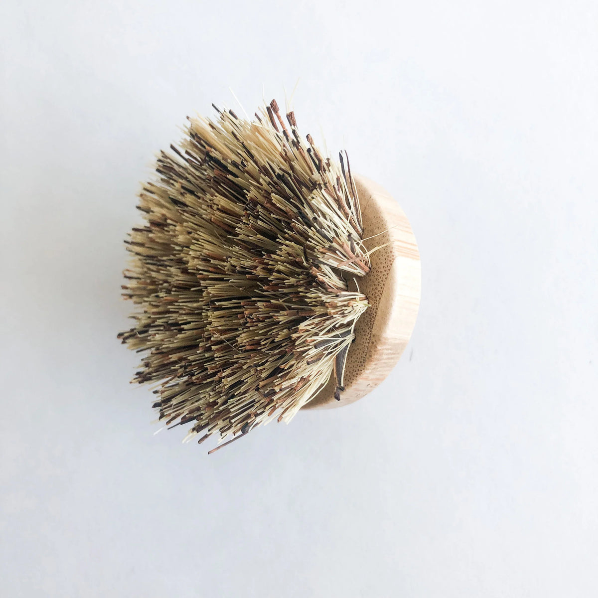 Natural Bamboo Pot & Dish Brush With Replaceable Head - Organic Biodegradable Zero Waste Multipurpose Brush - Sustainable Kitchen
