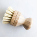Natural Bamboo Pot & Dish Brush With Replaceable Head - Organic Biodegradable Zero Waste Multipurpose Brush - Sustainable Kitchen