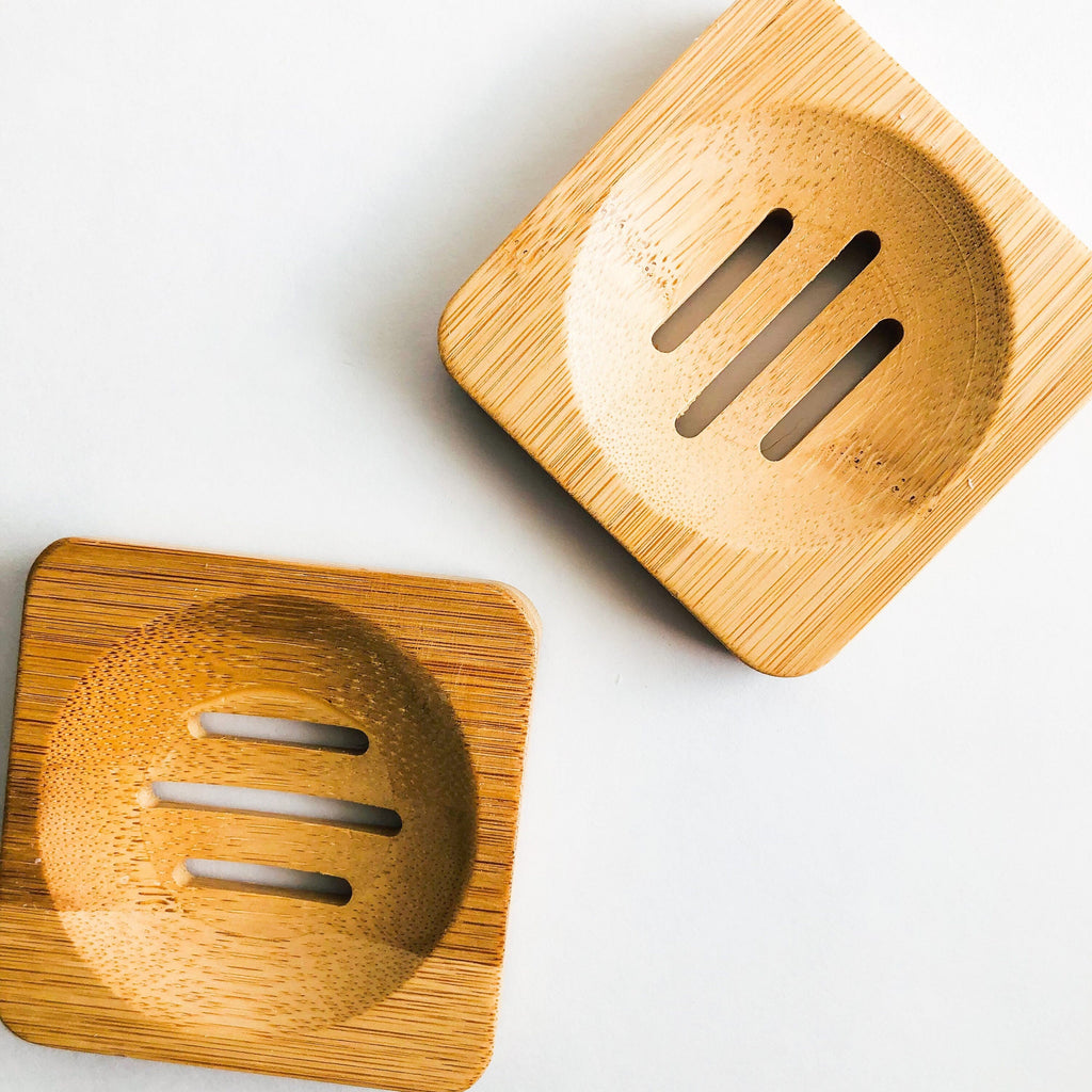 Natural Bamboo Soap & Conditioner Bar Lift - Zero Waste Biodegradable Plastic Free Soap Dish