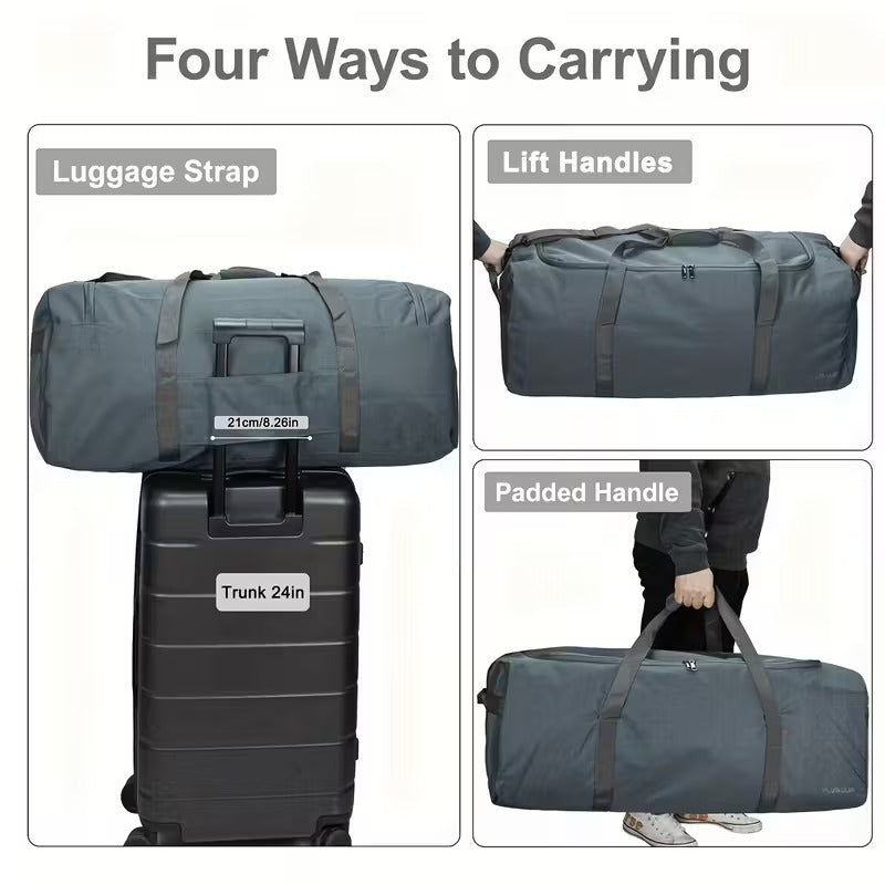 100L Travel Duffle Bag for Men and Women - Backpacks at Dealshubindia