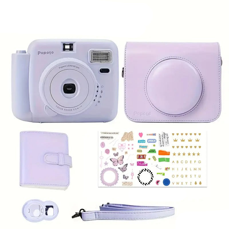 Instant Camera Gift Bundle with PU Case - Cameras > Camera Accessories at Dealshubindia