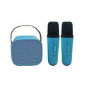 Mini Portable Karaoke Speaker with Microphones-0