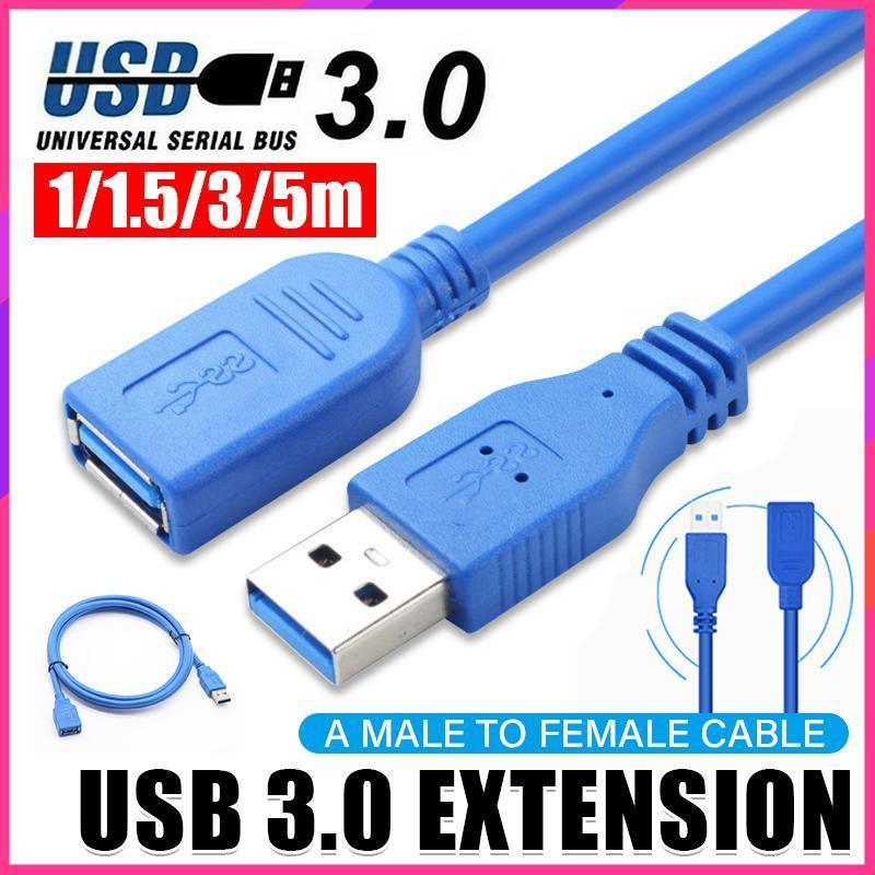 Super Speed Cable USB 3.0 Male to Female Data Extension Cord PC Mining Laptop