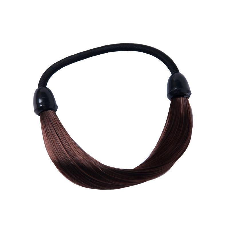 Fashion Straight Hair Band Elastic Hair Rope Wig Ponytail Holder Scrunchie