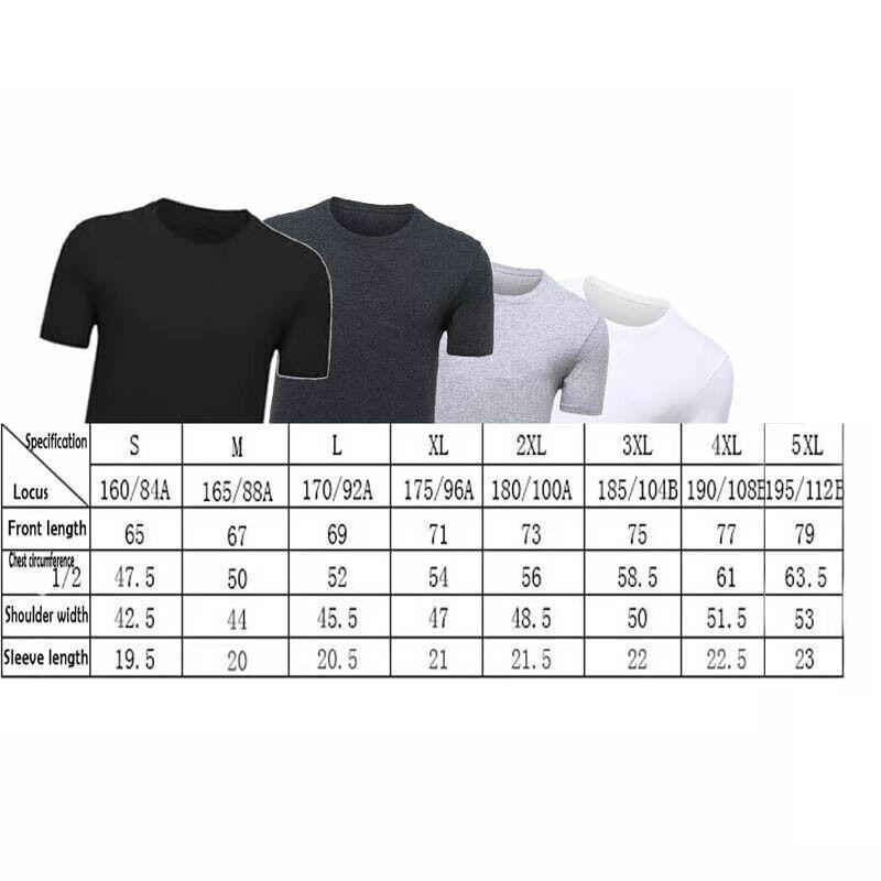 Men T-shirt Plain Blank Heavy Cotton Basic Tee Short Sleeve Large S - 5XL White