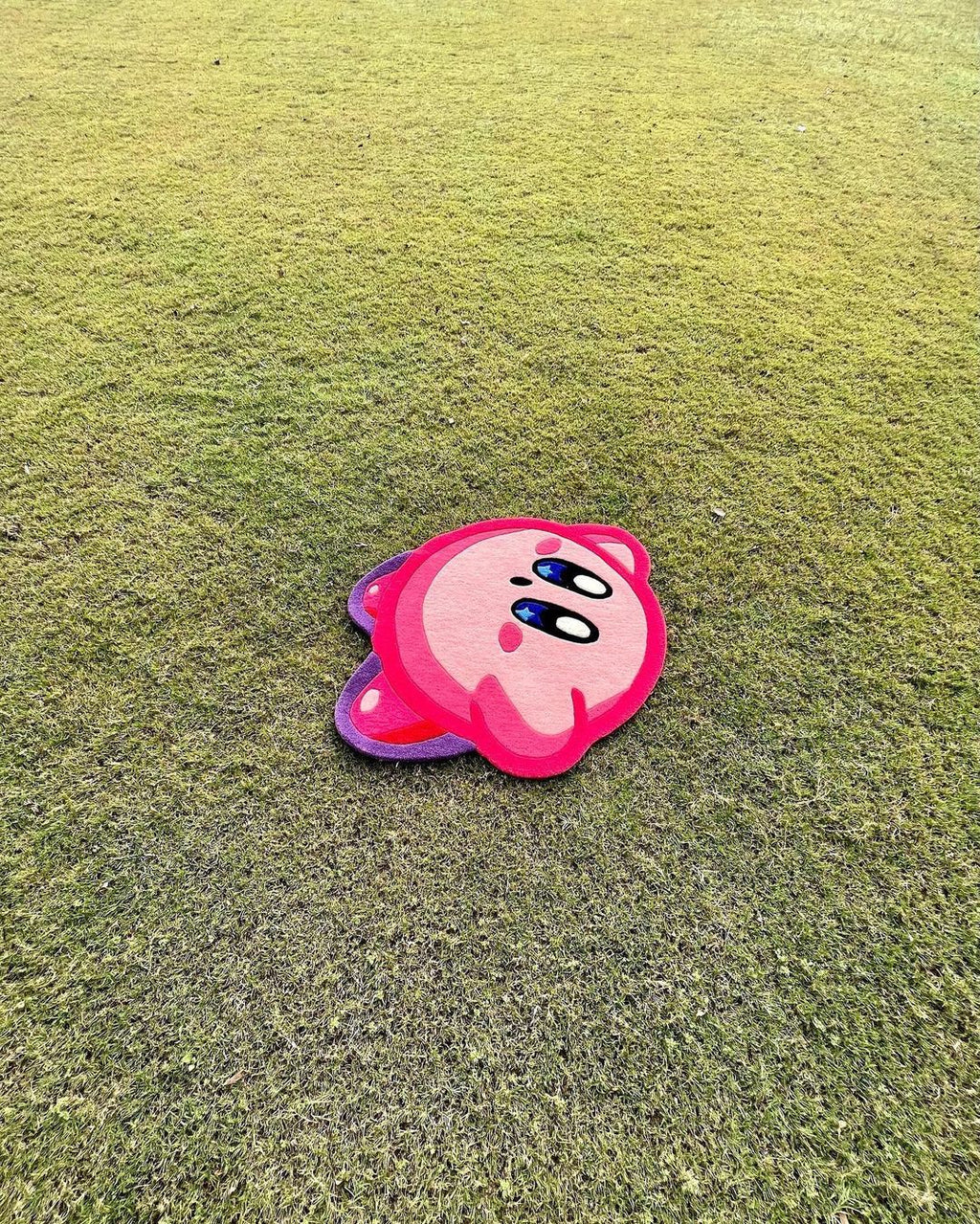 Pink, Red & Purple Character Accent Rug | Hand Tufted | Kirby by Rugfine