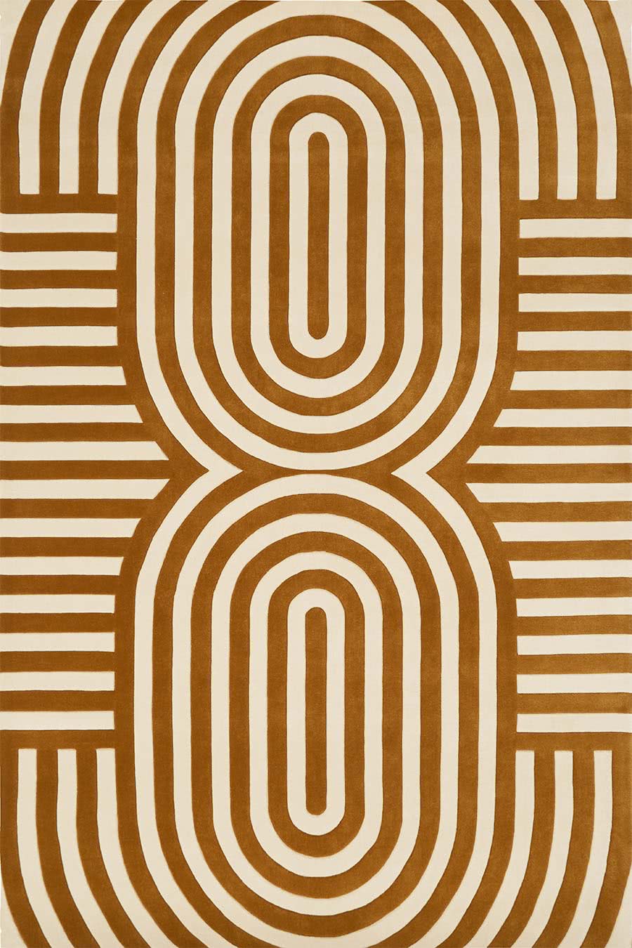 Hand Tufted Rug | Mustard & Ivory | Wool | Looprik by Rugfine