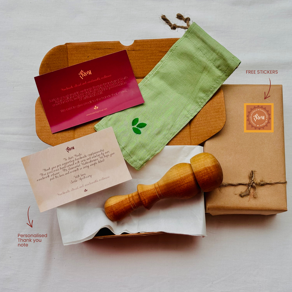Handmade Wooden Recovery Roller – Deep Tissue & Muscle Massage Tool