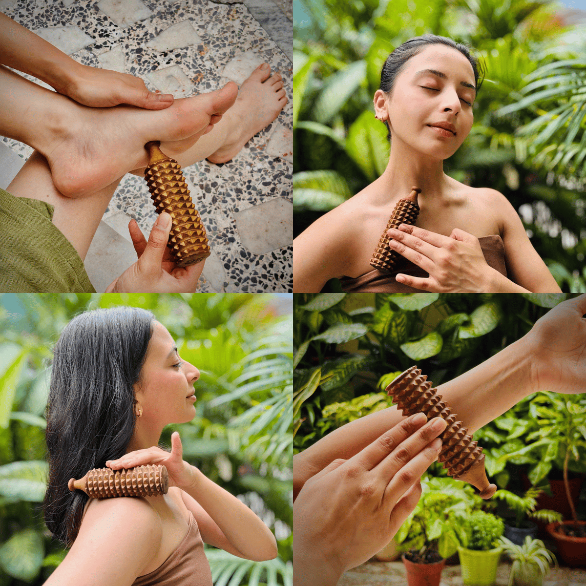 Porcupine massage roller