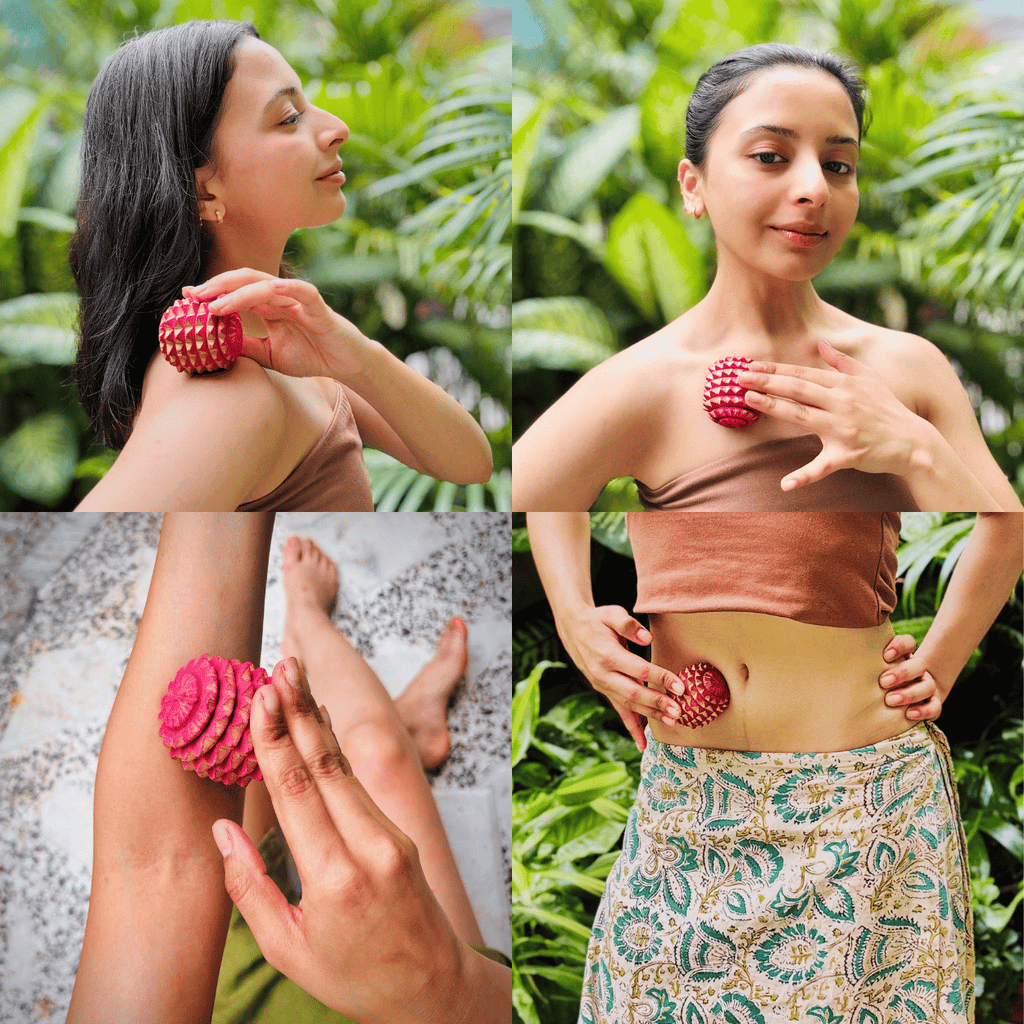 Wooden Reflexology Ball – Handmade Acupressure Massage Ball