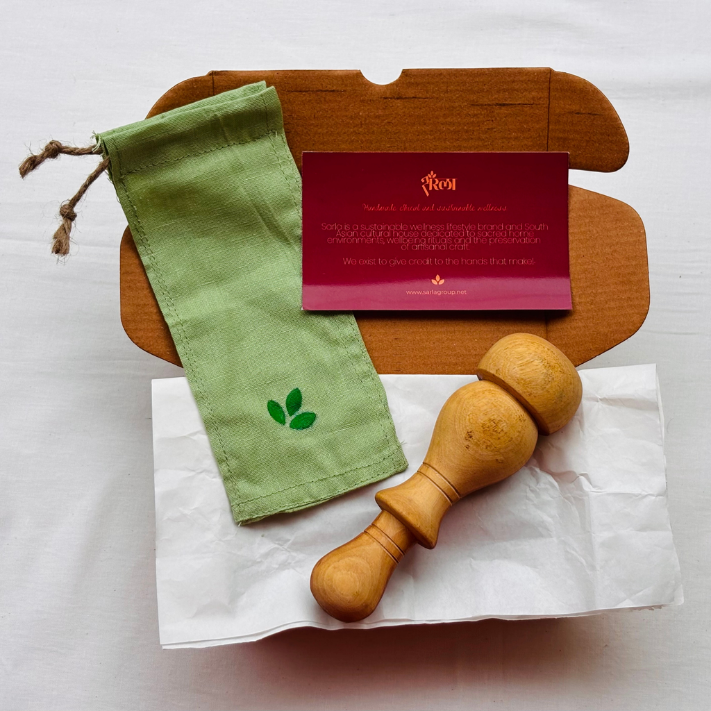 Handmade Wooden Recovery Roller – Deep Tissue & Muscle Massage Tool