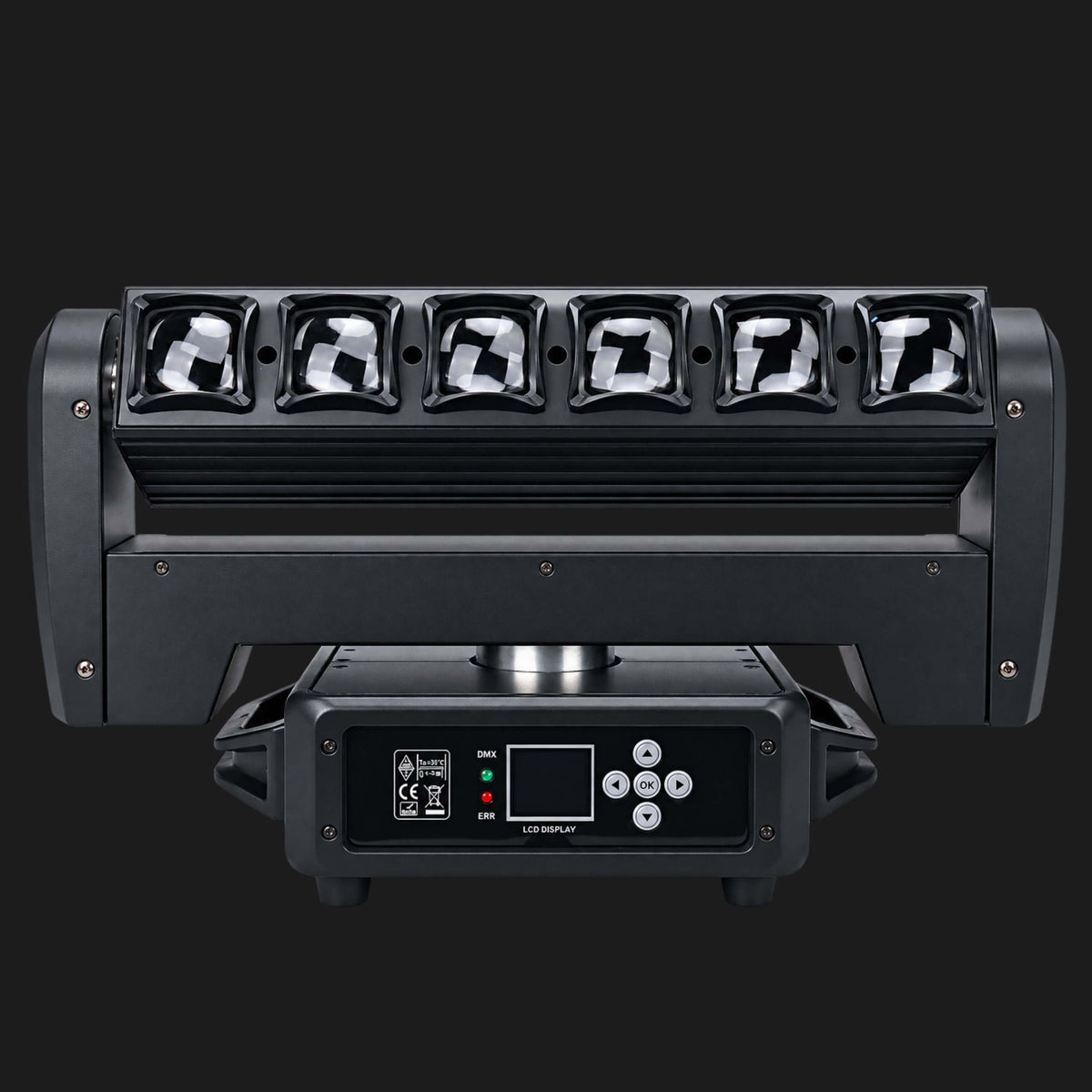 N6 Dual-Sided RGBW Beam Moving Head 6×40W with Pixel Control - Laser Light at Dealshubindia