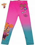 Paw Patrol gradient polka-dot leggings with character artwork