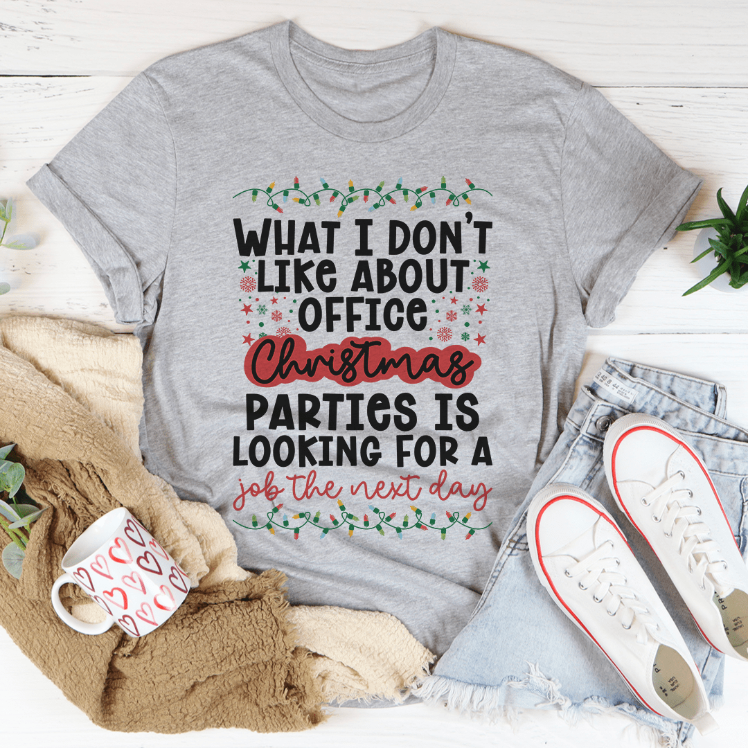 Office Christmas Parties Tee - T-SHIRT at Dealshubindia