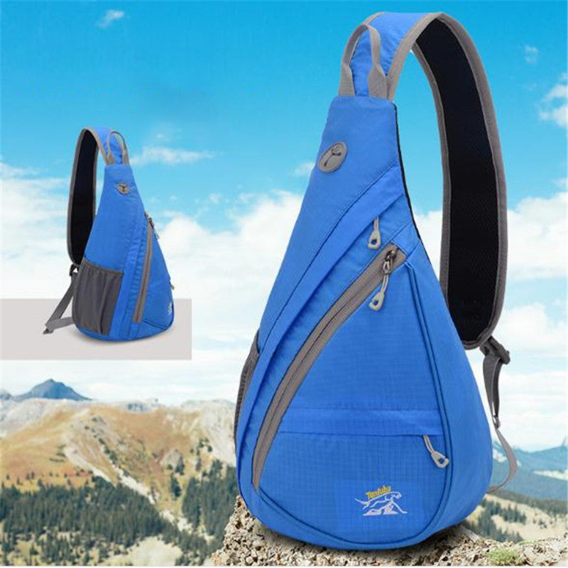 Nylon Sports Bag Men Women Chest Bag Outdoor Climbing Hiking Bag - Sling Bag at Dealshubindia