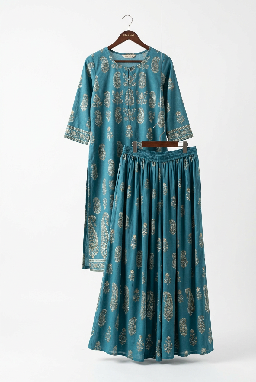 Palazzo with Kurti