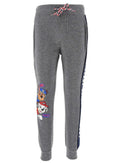 Gray Paw Patrol boys' jogging pants with drawstring and character patch