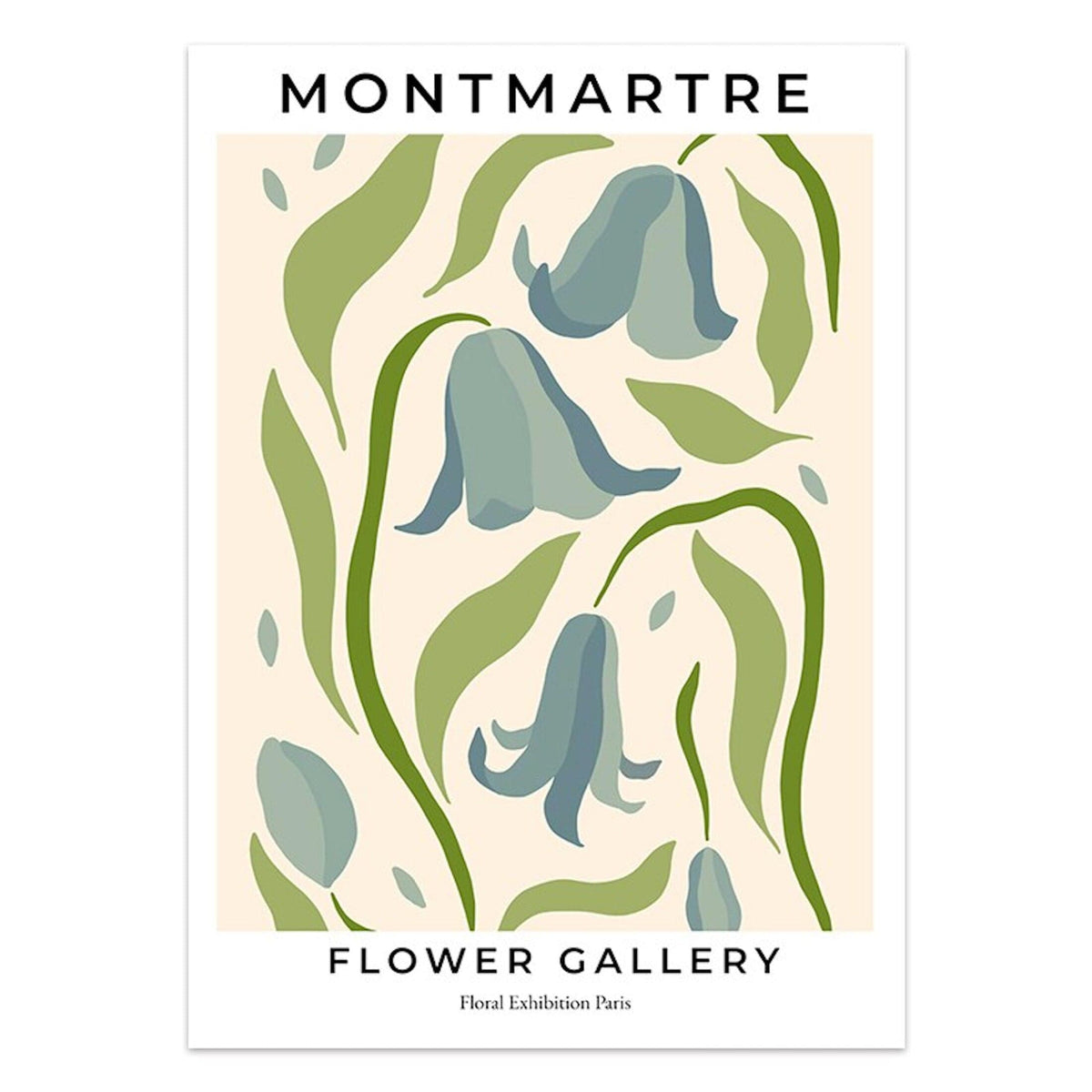 Poster Blumen Markt San Francisco Mailand London · Geschenkidee · Deko Print ohne Rahmen