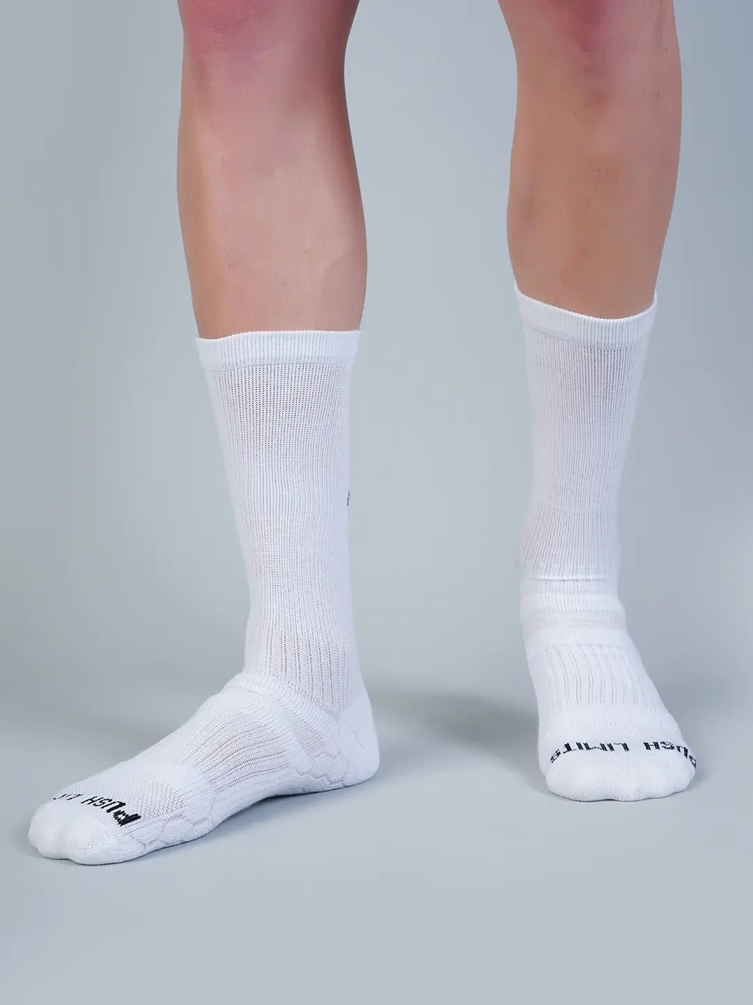 PowerFit compression sports socks front view showing snug fit