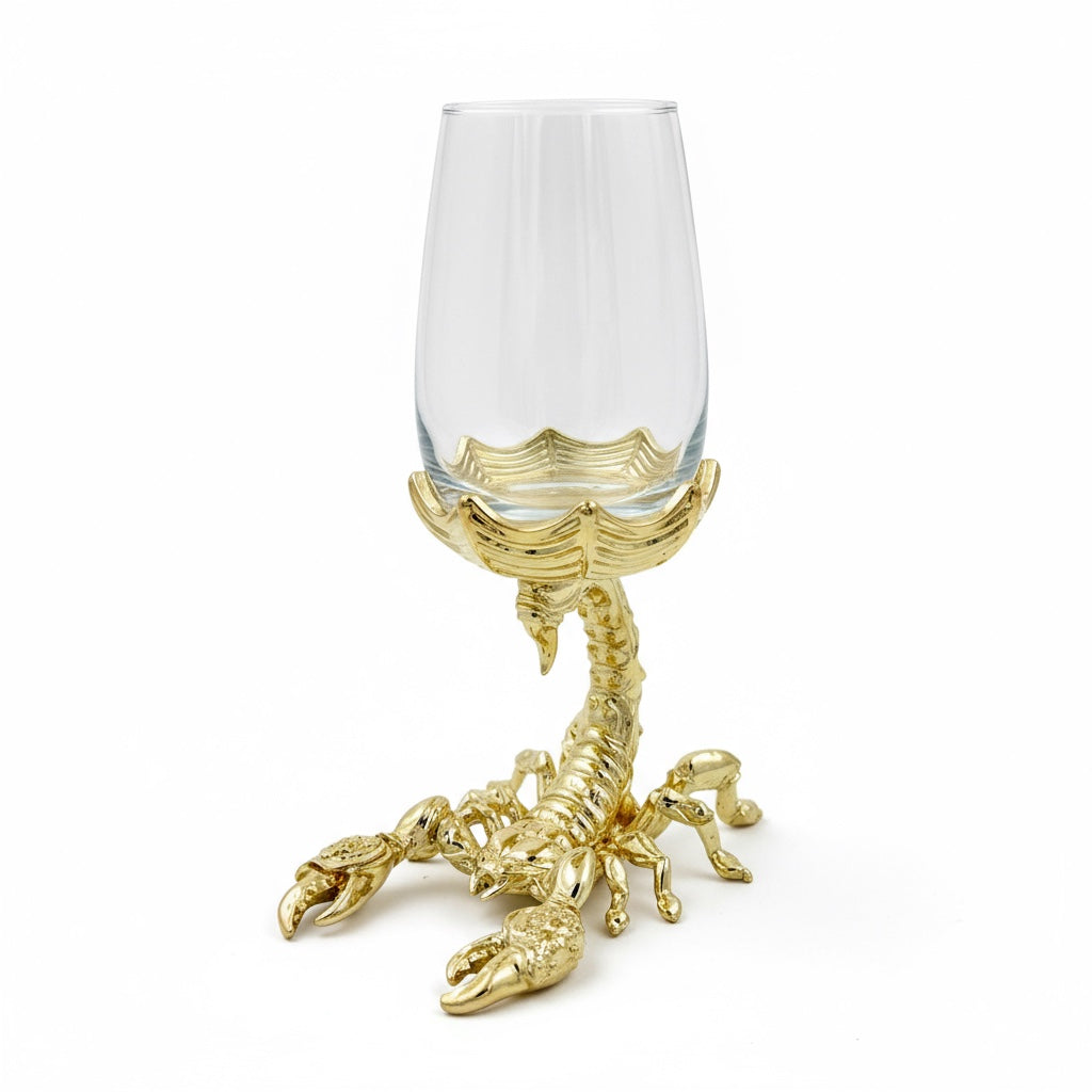 Scorpion Wine Glasses | Set of 1 or 2