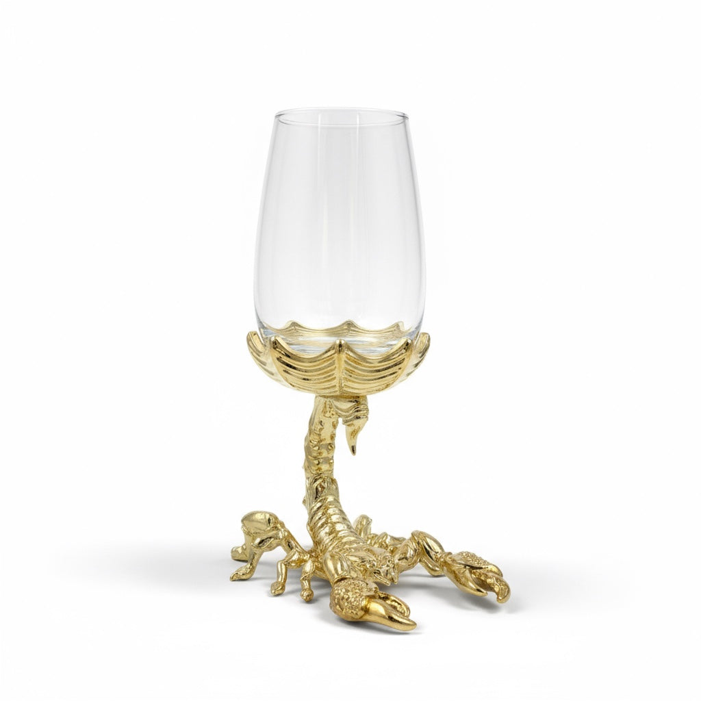Scorpion Wine Glasses | Set of 1 or 2