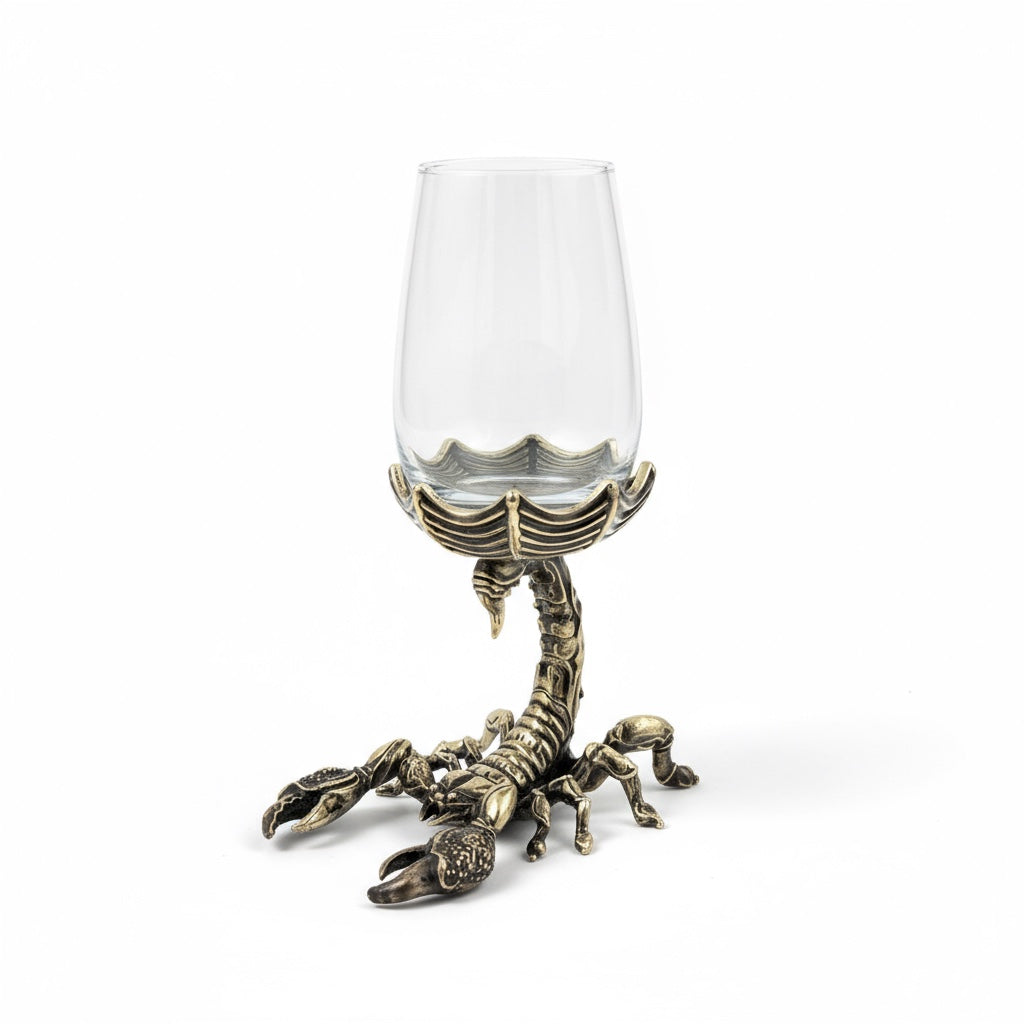 Scorpion Wine Glasses | Set of 1 or 2