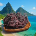 Premium Dark Purple Seamoss — Shipped Direct from Saint Lucia