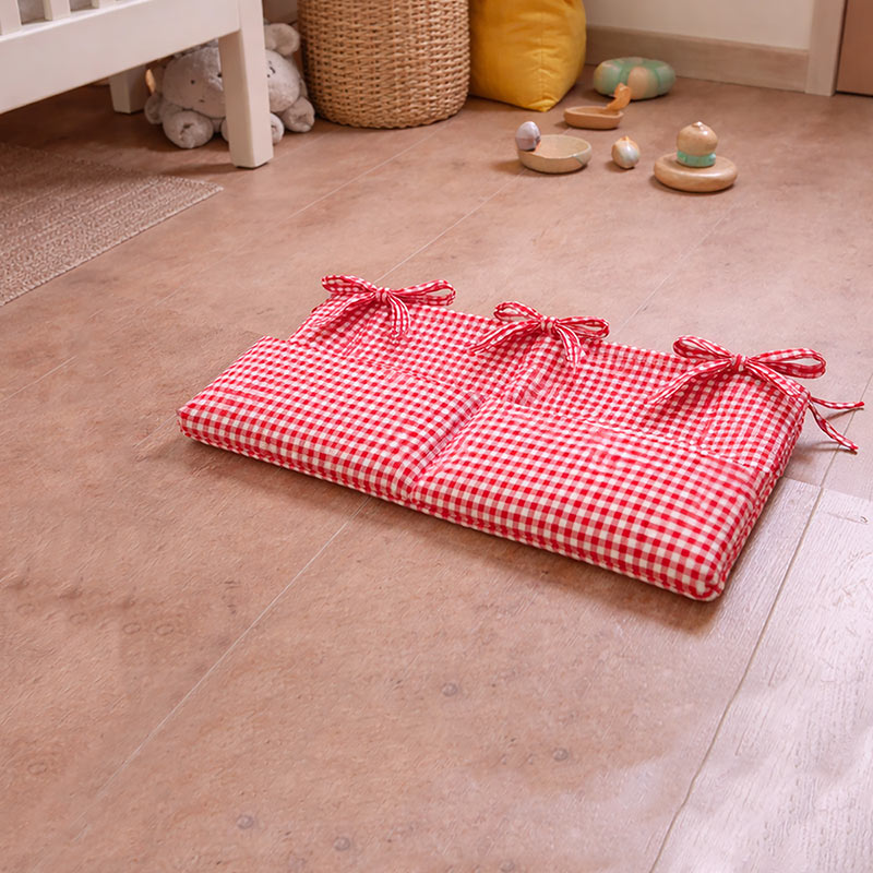 range doudou coton bio vichy jouet bébé rangement