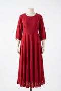 Red Casual Ladies Frock