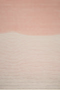 Hand Tufted Rug | Pink & White | Wool | Ripple by Rugfine