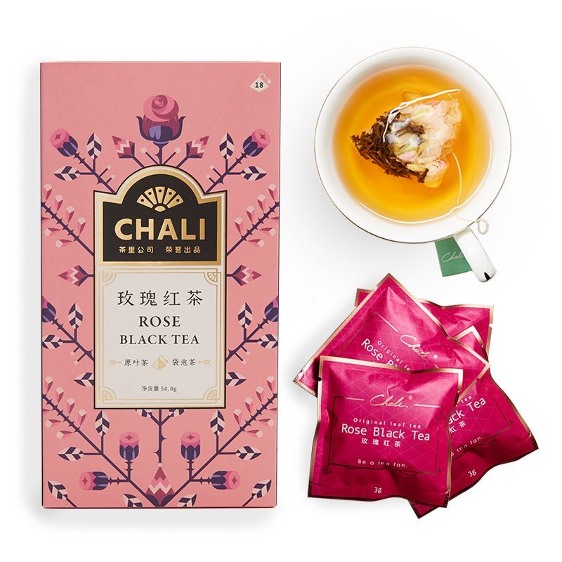 Rose Black Tea 54g (18 Tea Bags)