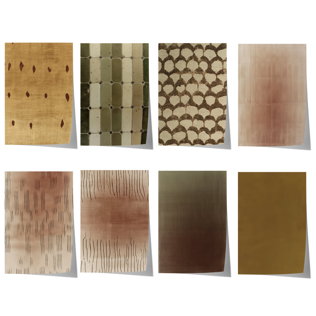 Textur Poster · Geschenkidee · Texturen Strukturen Erdige Farbtöne · Dekoprint ohne Rahmen