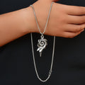 Punk Rock Men Jewellery Stainless Steel Long Chain Geometric Pendant Necklace