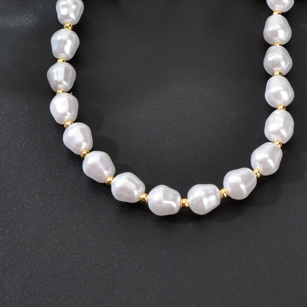Beautiful Faux Pearl Necklace Women Girl Princess Beads jewellery Accessories