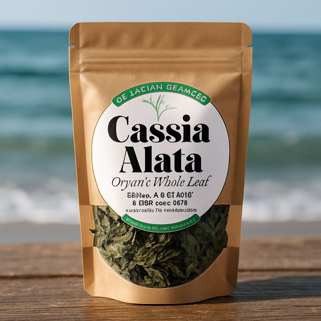 Dried Cassia Alata Leaves 1/2 oz