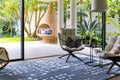 Luxury Wool Area Rug | Charcoal Grey & Ivory | Wool | Serenix by Rugfine