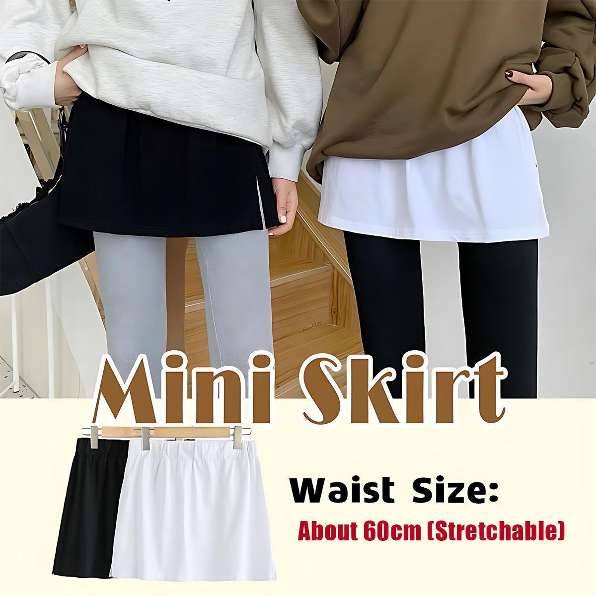 Fashion Hack Mini Skirt Shirt Extenders Adjustable Layering Fake Top Lower-Sweep