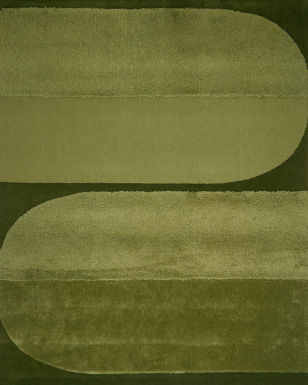 Hand Tufted Rug | Olive Green | Wool | Verdure by Rugfine