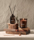 Zen Wood & Tea Earth Collection Brown Glass 4-Piece Set